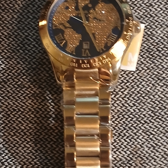 Micheal Kors Layton Blue Pave Crystal Dial MK 6243 Womens Watch - Picture 9 of 16